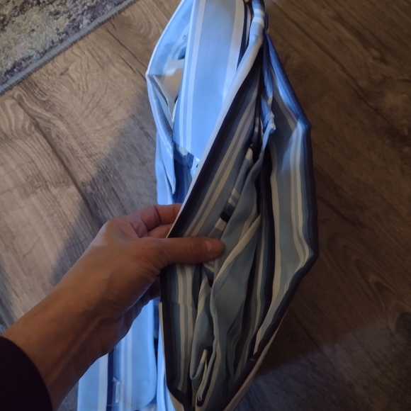 Men's mint 17" Vintage 70's dead stock Wickfield button down shirt - Picture 6 of 9